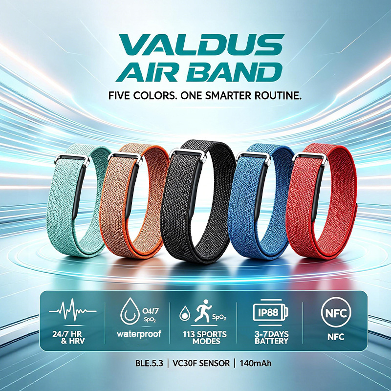 Умный браслет VALDUS Air Band  – обзор и цена Fall Detection Watch